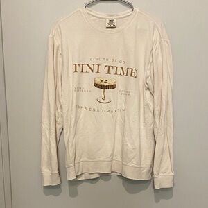 Cream Graphic Sweatshirt